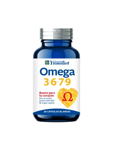 Omega 3-6-7-9 30 Caps. V de Ynsadiet