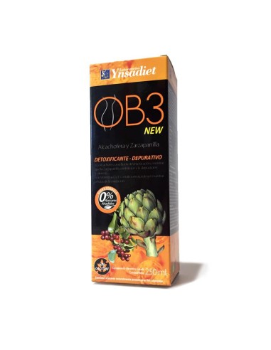 Ob3 Jarabe 0% Azucar 250 Ml de Ynsadiet