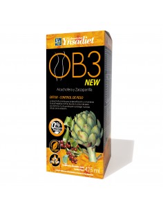 Ob3 Jarabe 0% Azucar 475 Ml de Ynsadiet