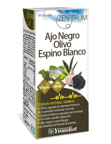 Olivo, Ajo Negro Y Espino 30 Caps. V de Ynsadiet