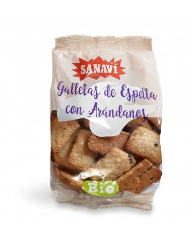 Galletas De Espelta Y Arandanos 200 G De Sanavi