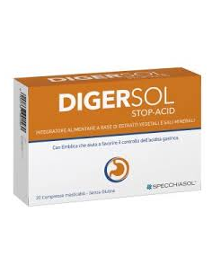 Digersol Stop-Acid 20 Comprimidos Masticables de Specchiasol