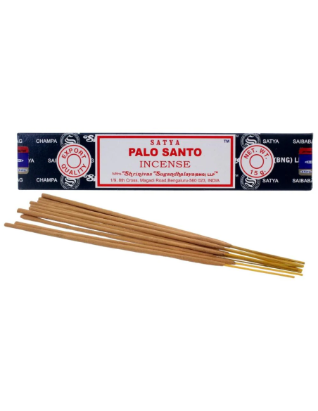Incienso Palo Santo Satya 15 GR  Aromaterapia Natural