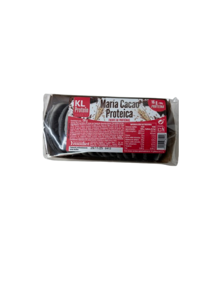 Galleta María Protéica Cacao Y Fondo Blanco 130 Gr de Ynsadiet