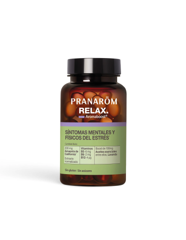 Aromaboost Relax 60 Cap. Bio de Pranarom P.Acabado
