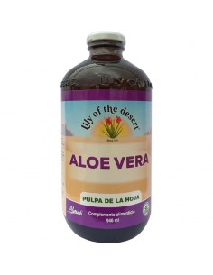 Zumo De Aloe Vera (Vidrio) Pulpa Hoja 946 Ml de Lily Of The Desert