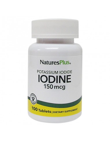 Iodine (Yoduro De Potasio) 100 Comprimidos de Natures Plus