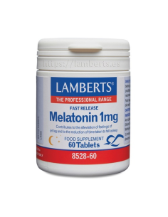 Melatonina 1 mg Liberación Rápida  60 Tabs.  de Lamberts