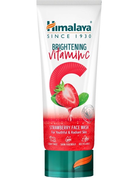Limpiador Facial Iluminador Vitamina C Fresa 100Ml. de Himalaya