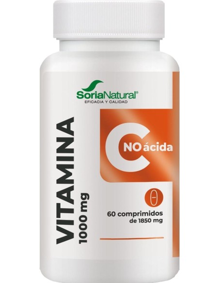 Vitamina C no ácida 60 Comprimidos de Soria Natural