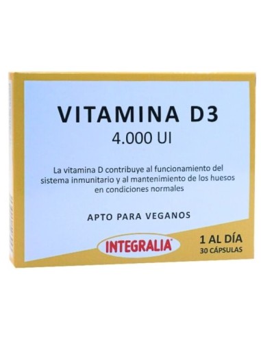 Vitamina D3 4000 Ui 30 Cp. de Integralia