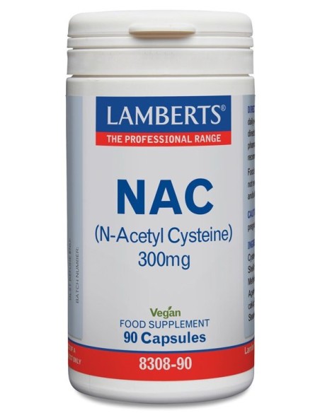 Nac (N Acetil Cisteina) 600Mg. 60Cap. de Lamberts