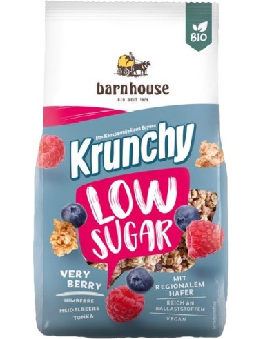 Muesli Krunchy de Frutos Rojos Bajo en Azúcar Very Berry Bio