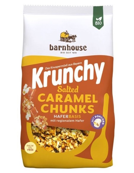 Muesli Krunchy Chunks de Caramelo Salado Bio