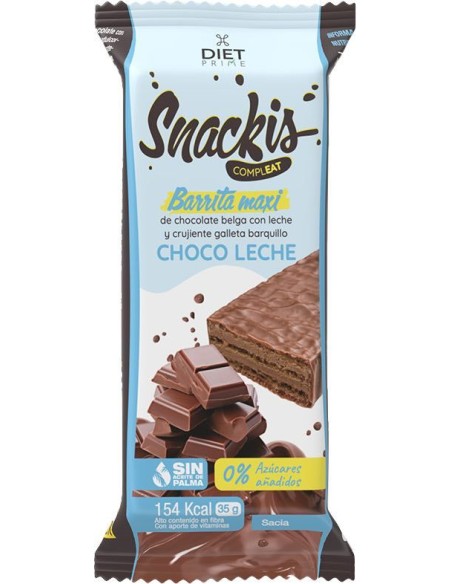 Barrita Snackis Compleat de Choco Leche - Diet Prime