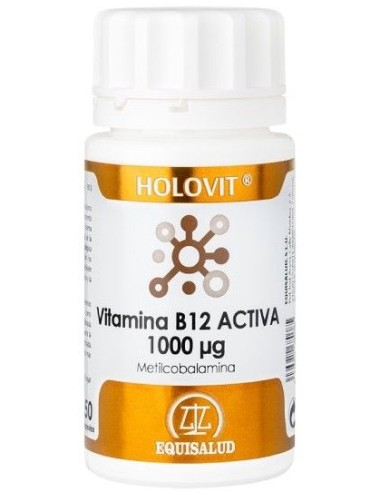 Holovit Vitamina B12 Activa 1000 µg 50 Cap. de Equisalud