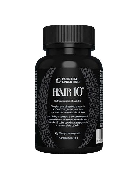 Hair 10 Novedad 60 VCAPS de Nutrinat Evolution