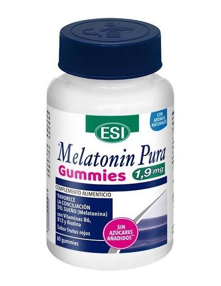 Melatonin Pura 1,9 Mg Sabor Frutos Rojos 60 Gummies de Trepatdiet-Esi