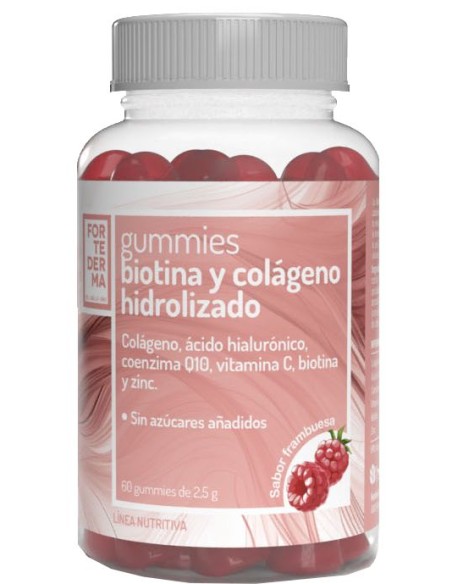 Fortederma Biotina-Colageno Hidrolizado 60 Gummies de Herbora