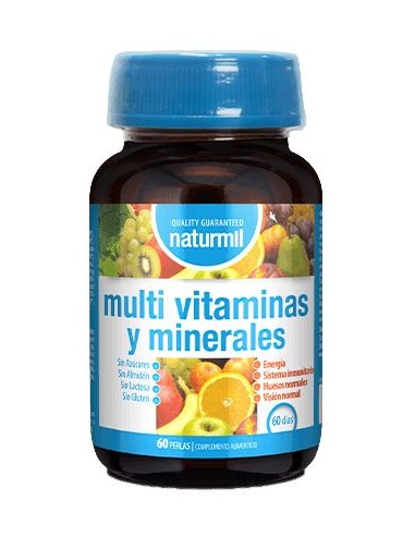 Multivitaminas & Minerales Perlas 60 Capsulas De Dietmed
