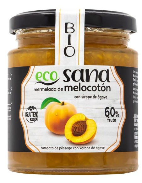 Mermelada de Melocotón con Sirope de Ágave Bio