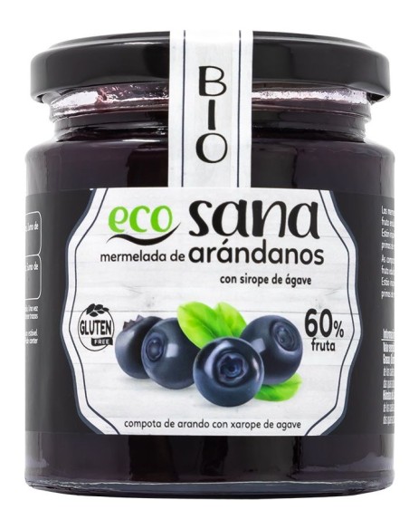 Mermelada de Arándanos con Sirope de Ágave Bio