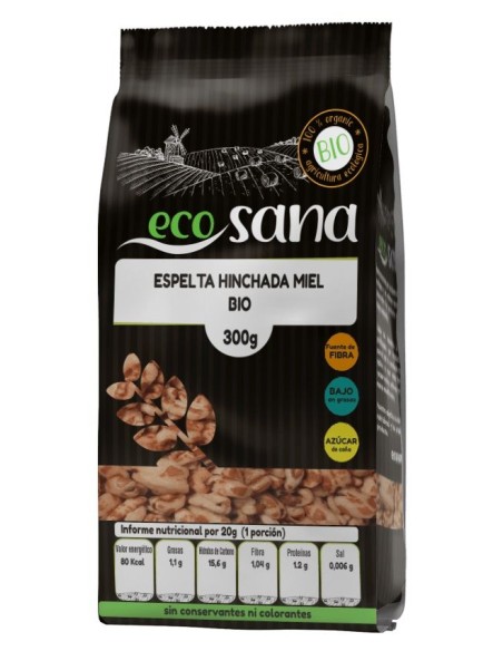 Espelta Hinchada  Miel Bio 300G Ecosana