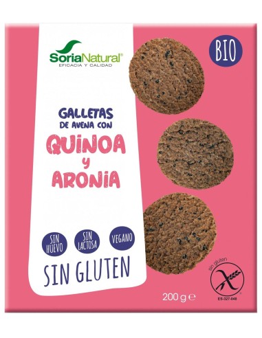 Galletas de Avena con Quinoa y Aronia