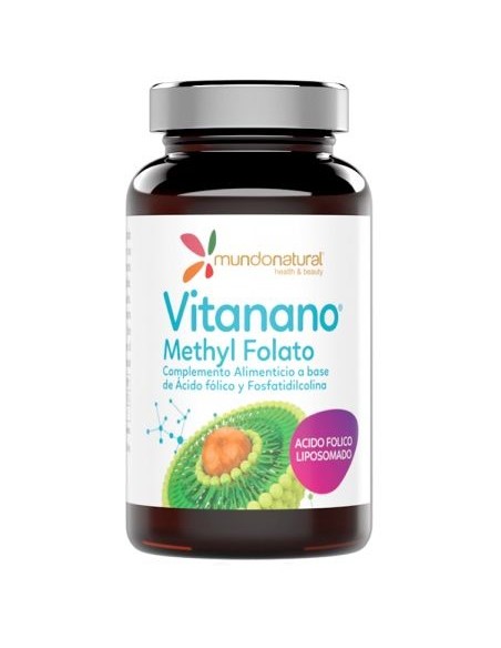 Vitanano Methy Folato Liposomado 30Cap. de Mundonatural