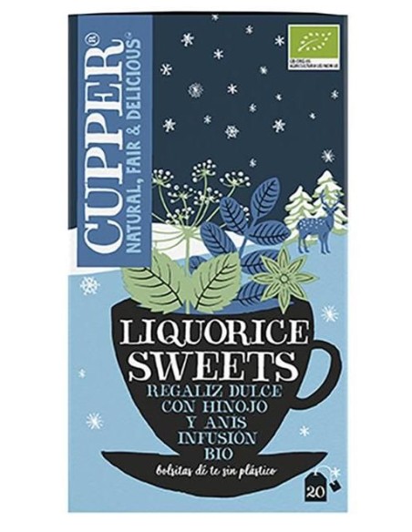 Infusión Winter Liquorice Bio, 20 Bolsas de Cupper