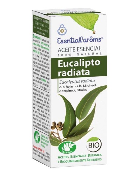 Eucalipto Radiata Aceite Esencial 10Ml. de Esential Aroms