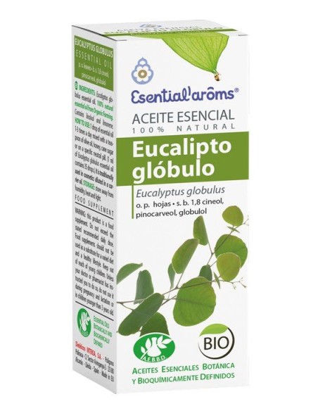 Eucalipto Globulus Aceite Esencial 10Ml. Bio de Esential Aro