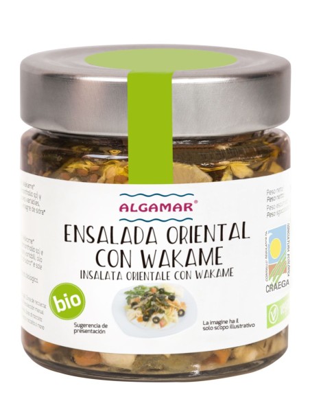 Ensalada Oriental con Wakame