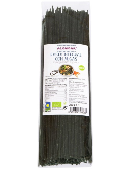 Pasta Integral con Algas - Espagueti