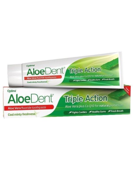 Dentífrico Aloe Dent Triple Acción con Flúor