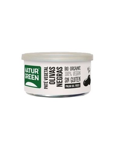 Paté Vegetal de Olivas Negras Bio