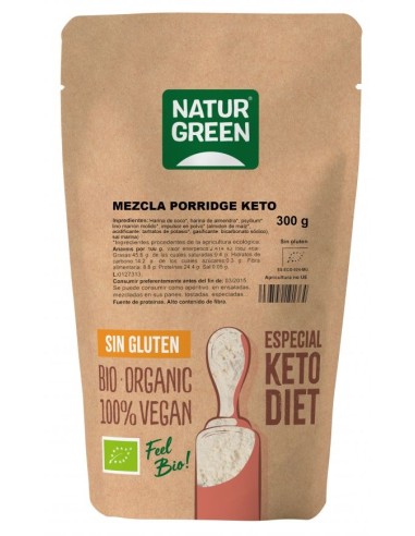 Mezcla Porridge Keto 300 G de Naturgreen