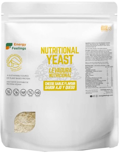 Levadura Nutricional Sabor Ajo y Queso