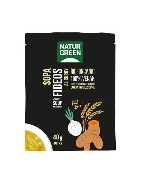 Sopa de Fideos al Curry Bio