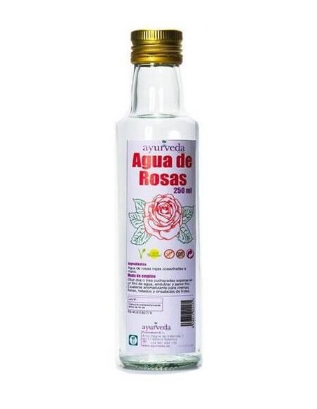 Agua De Rosas Rojas 500 Mililitros Ayurveda Autentico