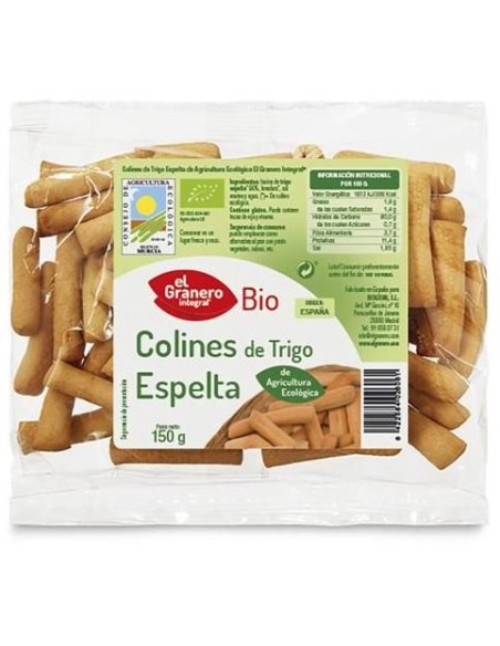 Colines De Trigo Espelta Bio, 150 G de El Granero Integral