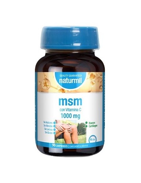Msm + Vitamina C 1000 Mg  90 Comprimidos De Dietmed