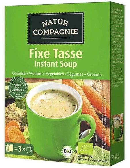 Sopa De Champiñones Instantanea 12Cajasx3 Sobres Bio Natur Companier
