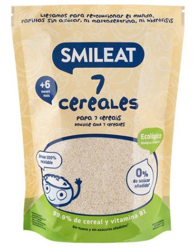 Papilla De 7 Cereales 200 G Eco de Smileat
