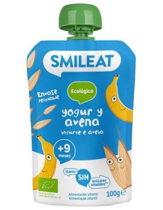 Pouch De Yogur Y Avena Bio,...