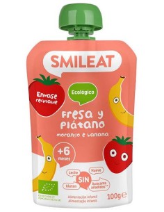 Smoothie de Fresa y Plátano