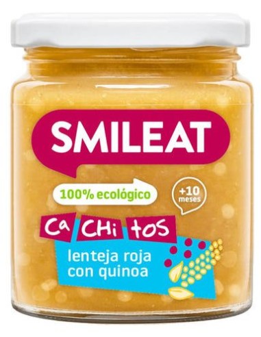 Tarrito Con Cachitos De Lentejas Con Quinoa 230 G de Smileat