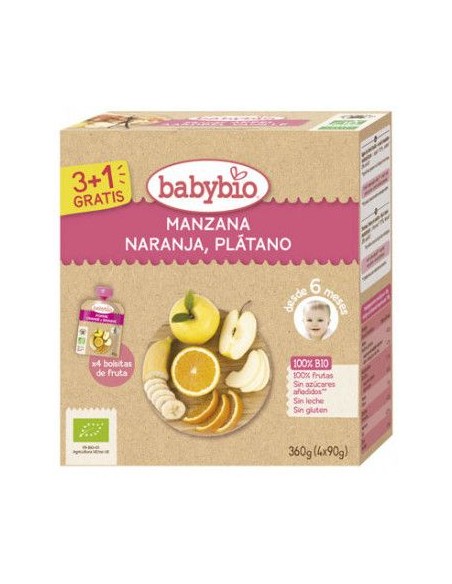 Pack Smoothies de Manzana, Naranja y Plátano