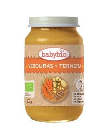 Babybio Menu Tradicion Ternera 200 g de Baby Bio