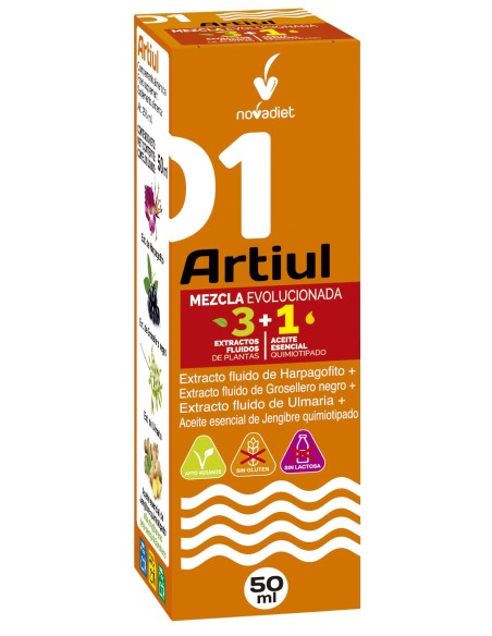 Artiul+Aceite Esencial Jengibre Mezcla Evolucionada 50 Ml de Novadiet